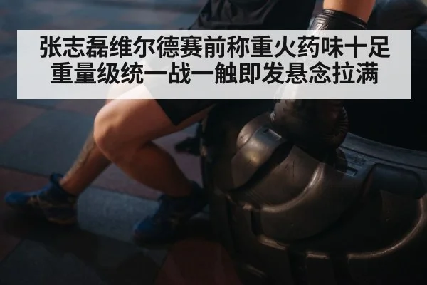 张志磊维尔德赛前称重火药味十足 重量级统一战一触即发悬念拉满